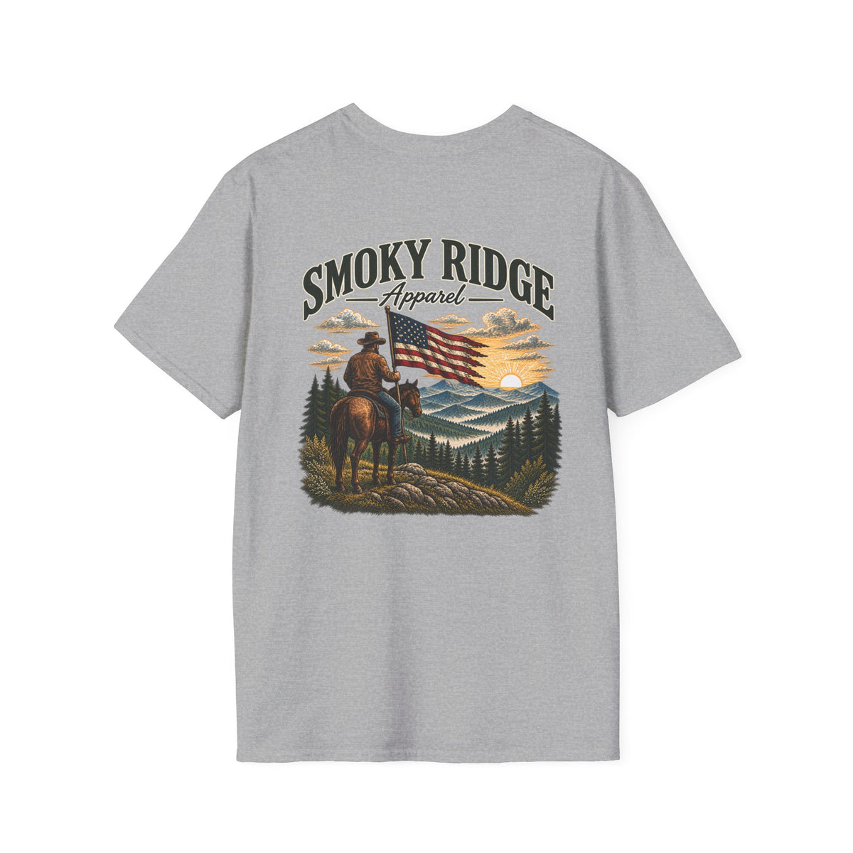 Colonial America Horse T-Shirt | minimalist outdoor cabin tee