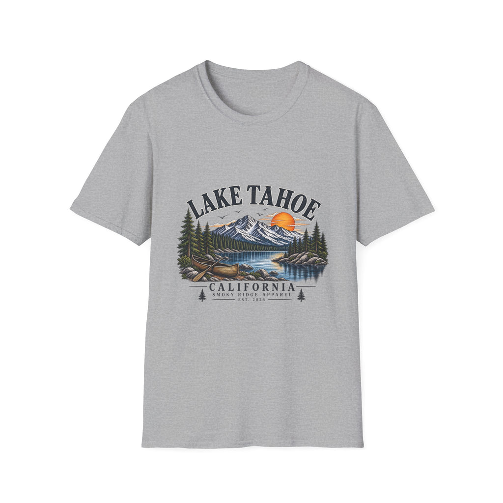 Lake Tahoe Mountain Sunset T-Shirt | California Adventure