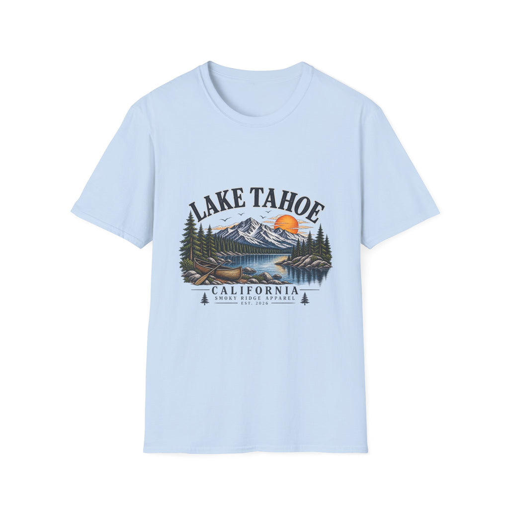 Lake Tahoe Mountain Sunset T-Shirt | California Adventure