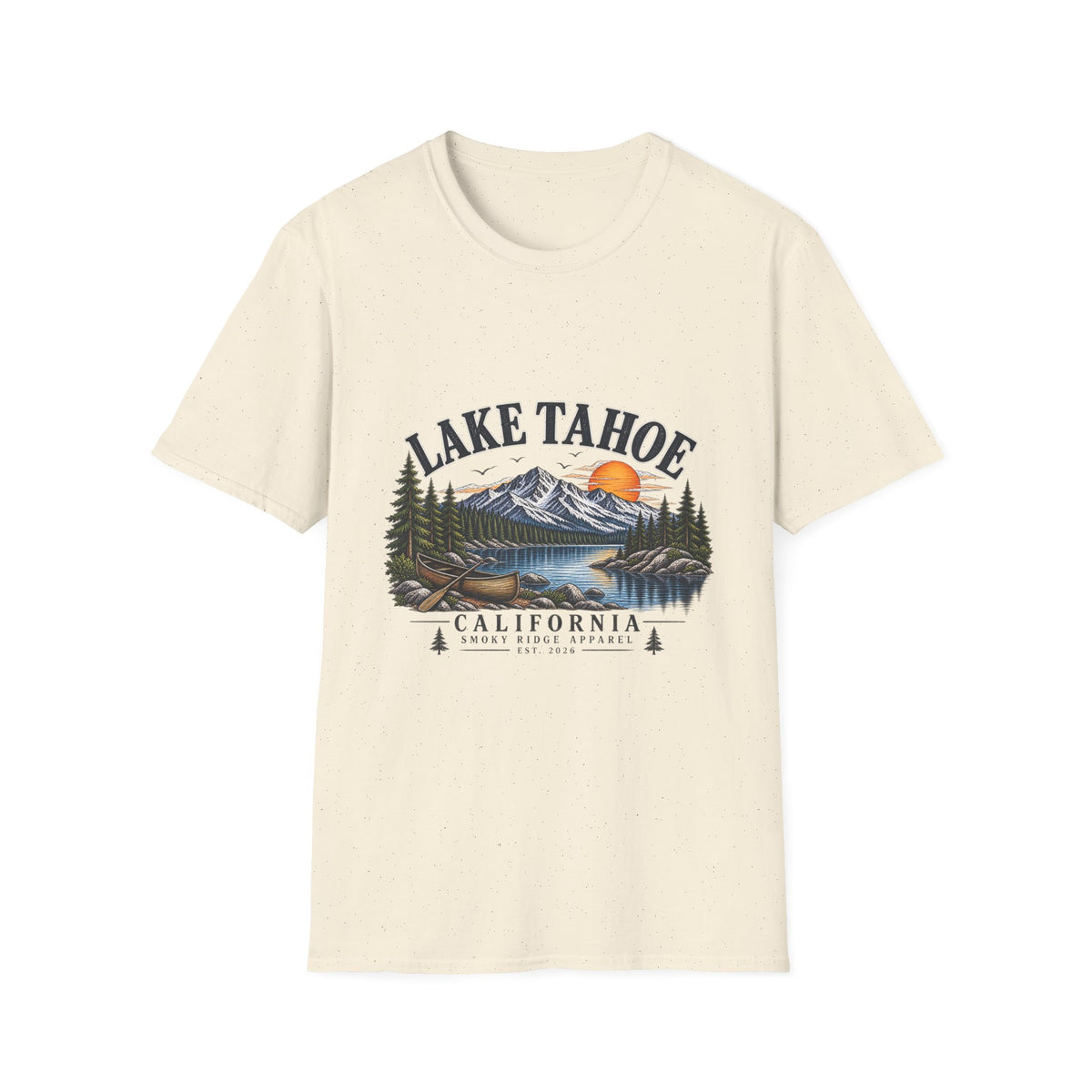 Lake Tahoe Mountain Sunset T-Shirt | California Adventure