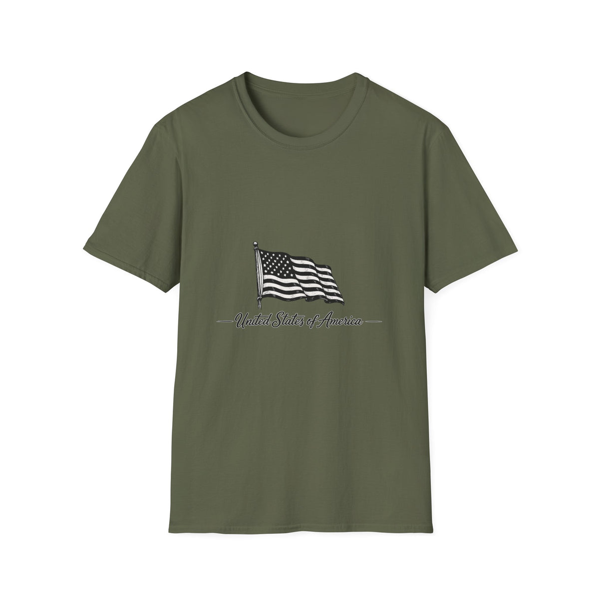 Waving American Flag T-Shirt | United States of America design