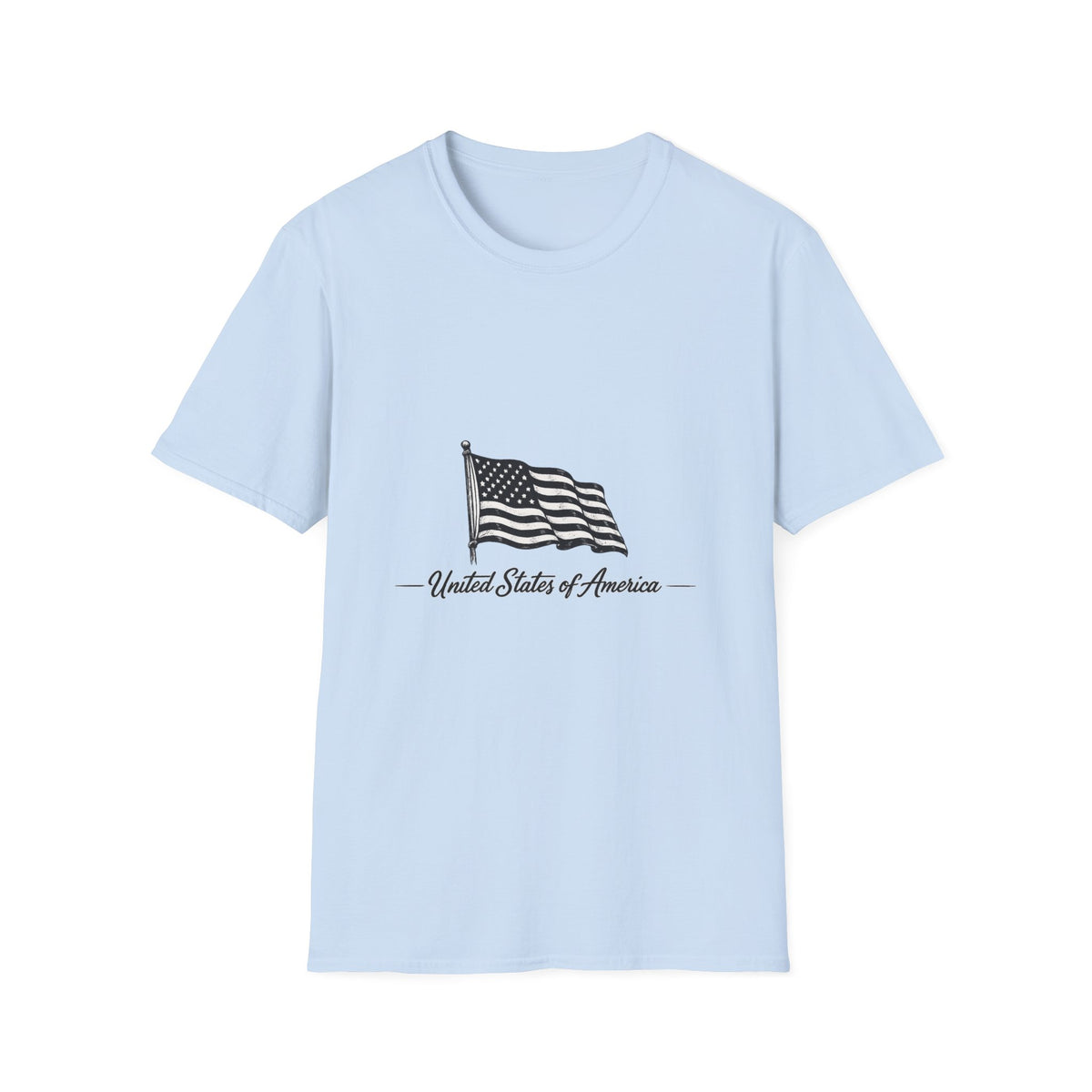 Waving American Flag T-Shirt | United States of America design