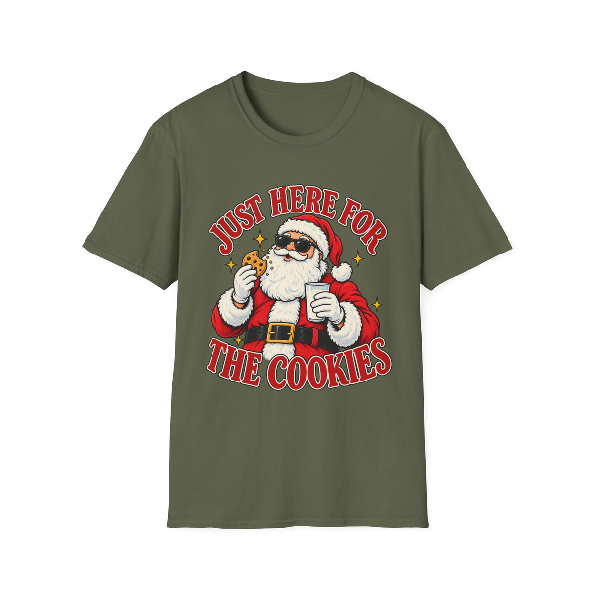 Just here for the cookies | Christmas Holiday Graphic Tee