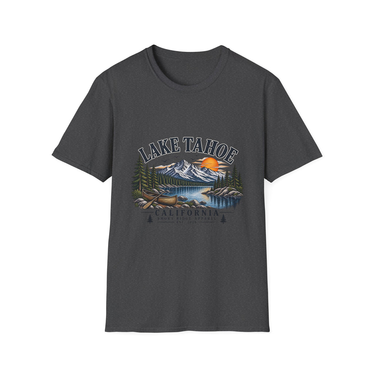 Lake Tahoe Mountain Sunset T-Shirt | California Adventure