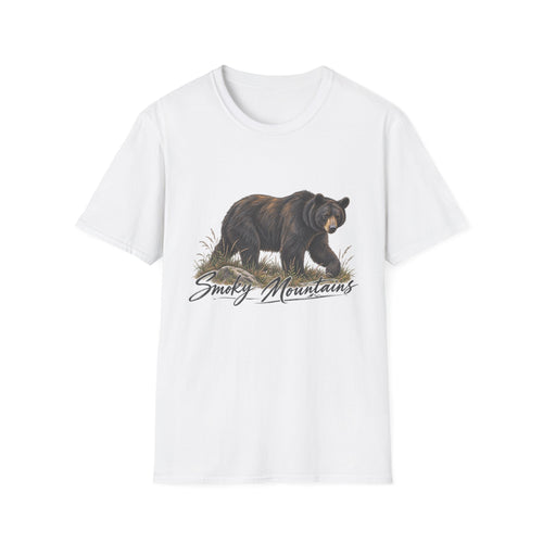 Black Bear Illustration T-Shirt | Smoky Mountains Wildlife Print