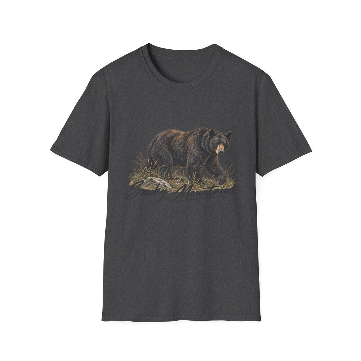 Black Bear Illustration T-Shirt | Smoky Mountains Wildlife Print