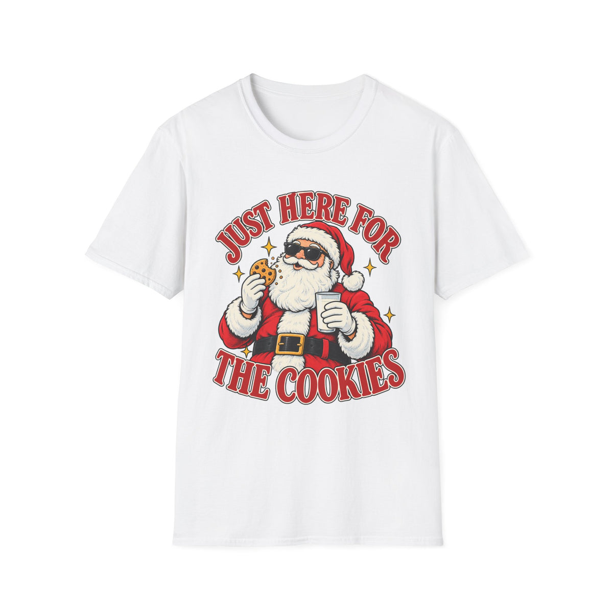 Just here for the cookies | Christmas Holiday Graphic Tee