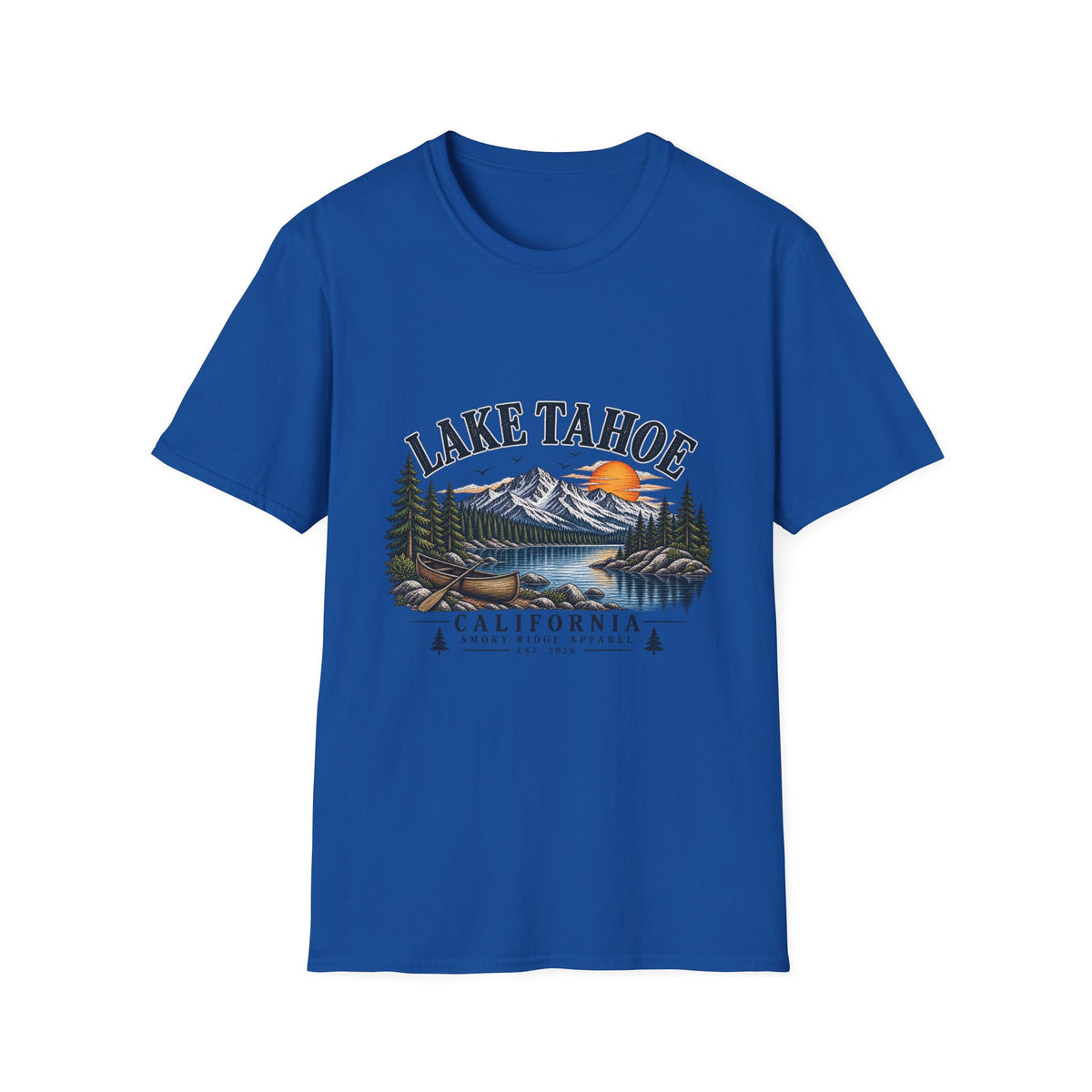 Lake Tahoe Mountain Sunset T-Shirt | California Adventure