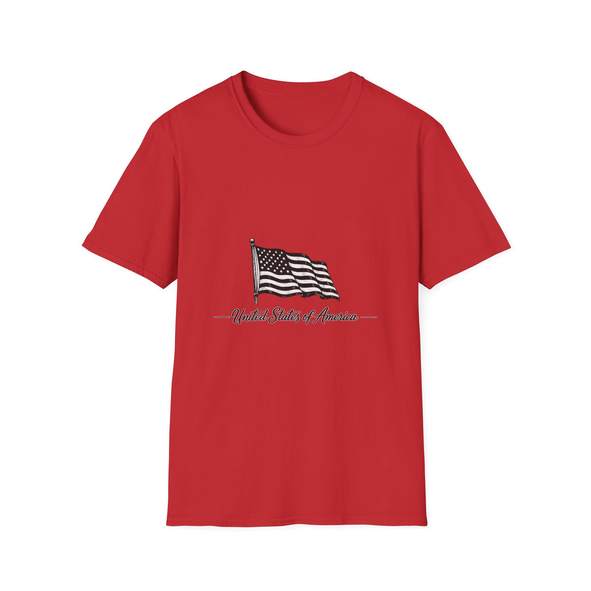 Waving American Flag T-Shirt | United States of America design