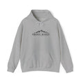Smoky Ridge mountain logo Hoodie | minimalist outdoor mountain design