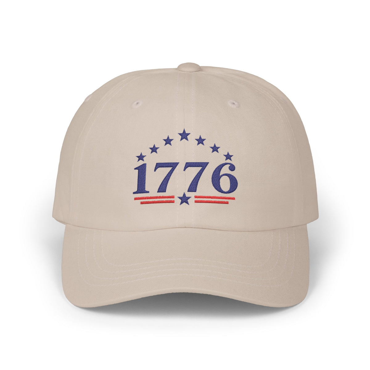 1776 Patriotic Baseball Hat | American Flag Stars Stripes Embroidered