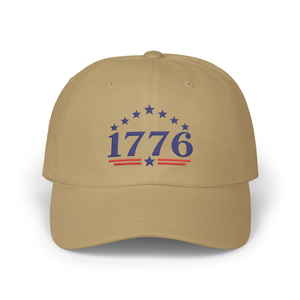 1776 Patriotic Baseball Hat | American Flag Stars Stripes Embroidered