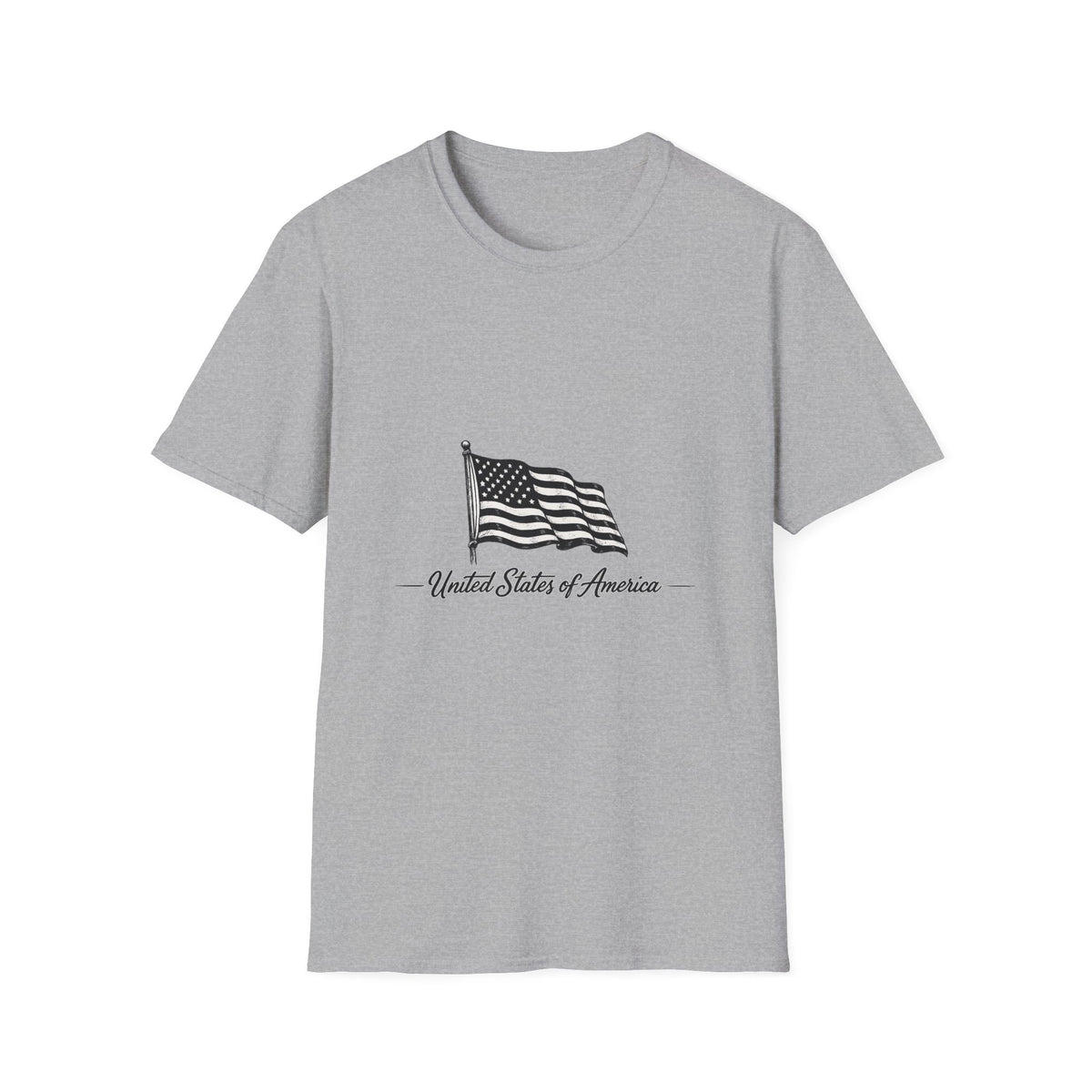 Waving American Flag T-Shirt | United States of America design