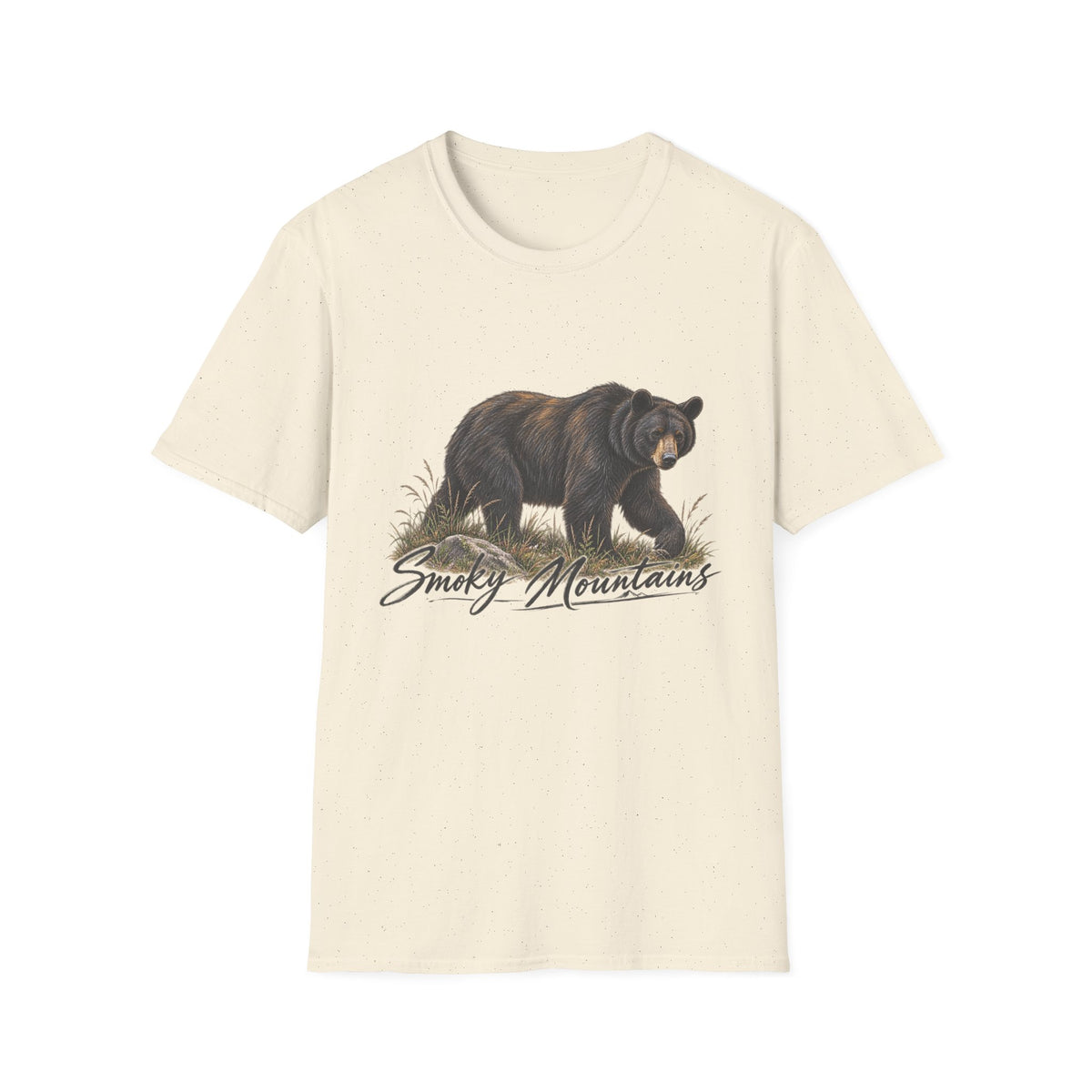 Black Bear Illustration T-Shirt | Smoky Mountains Wildlife Print