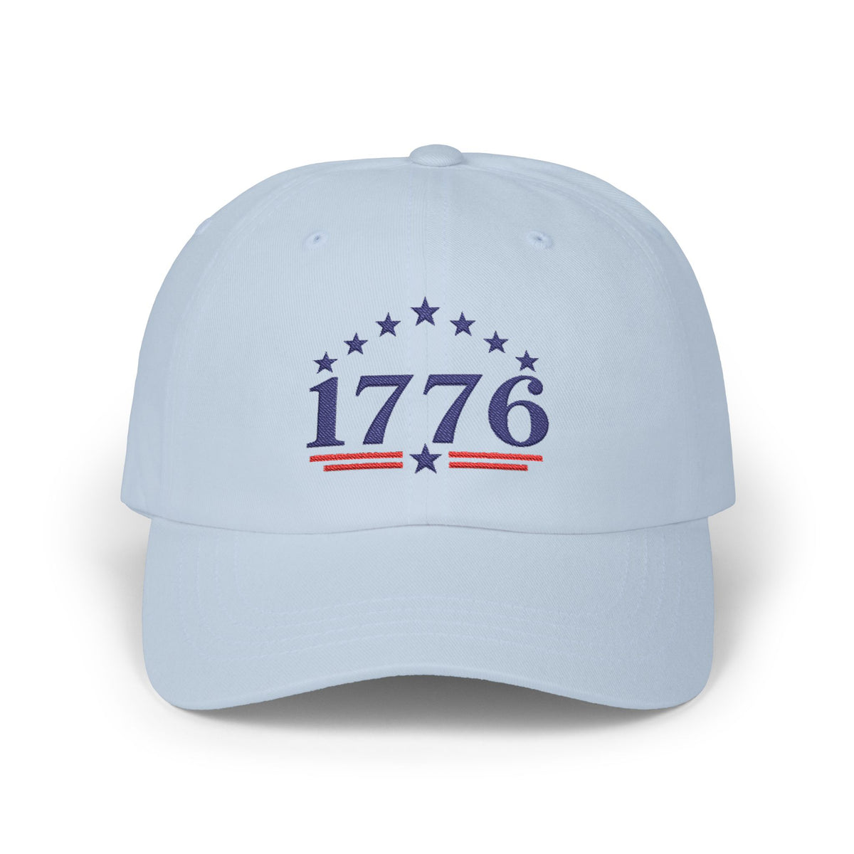 1776 Patriotic Baseball Hat | American Flag Stars Stripes Embroidered