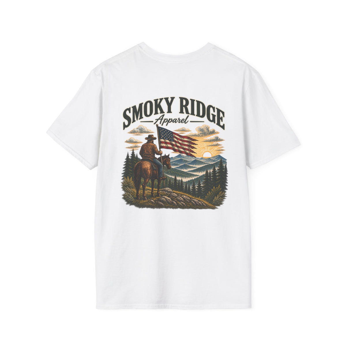 Colonial America Horse T-Shirt | minimalist outdoor cabin tee